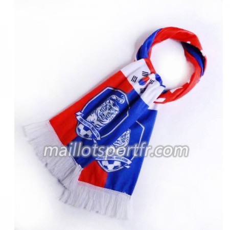 Corée du Sud Coupe du monde 2018 Écharpe Bleu Blanc